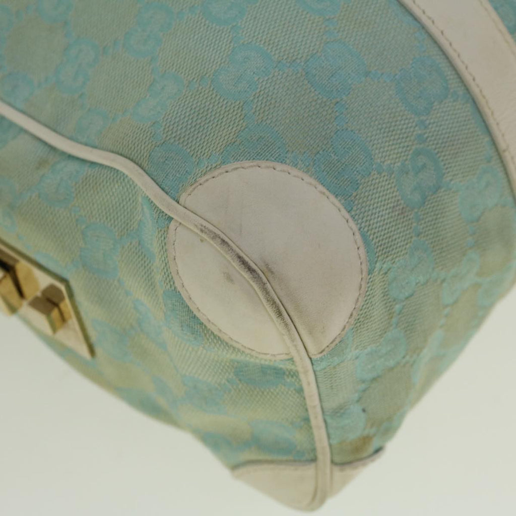 GUCCI GG Canvas Shoulder Bag Light Blue 000 0851 3754 bs9545