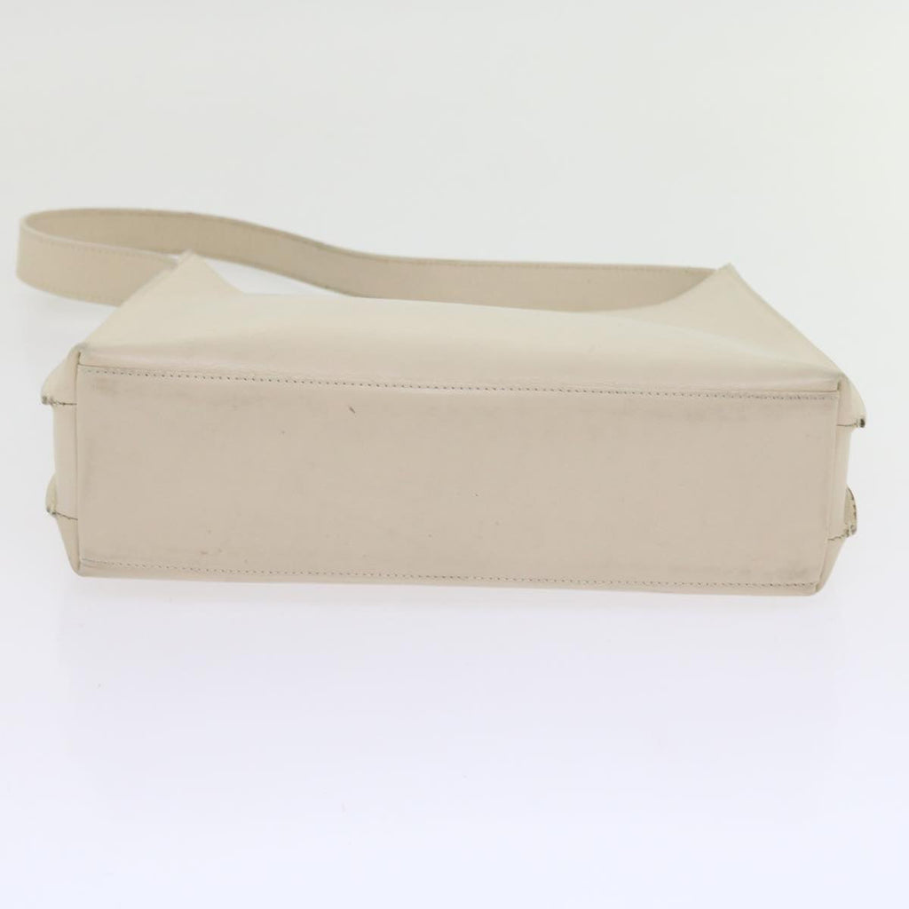 GUCCI Shoulder Bag Leather White 001 312 1 002122 bs9595