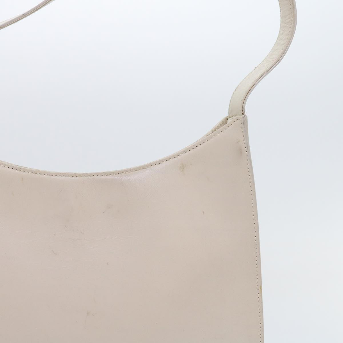 GUCCI Shoulder Bag Leather White 001 312 1 002122 bs9595