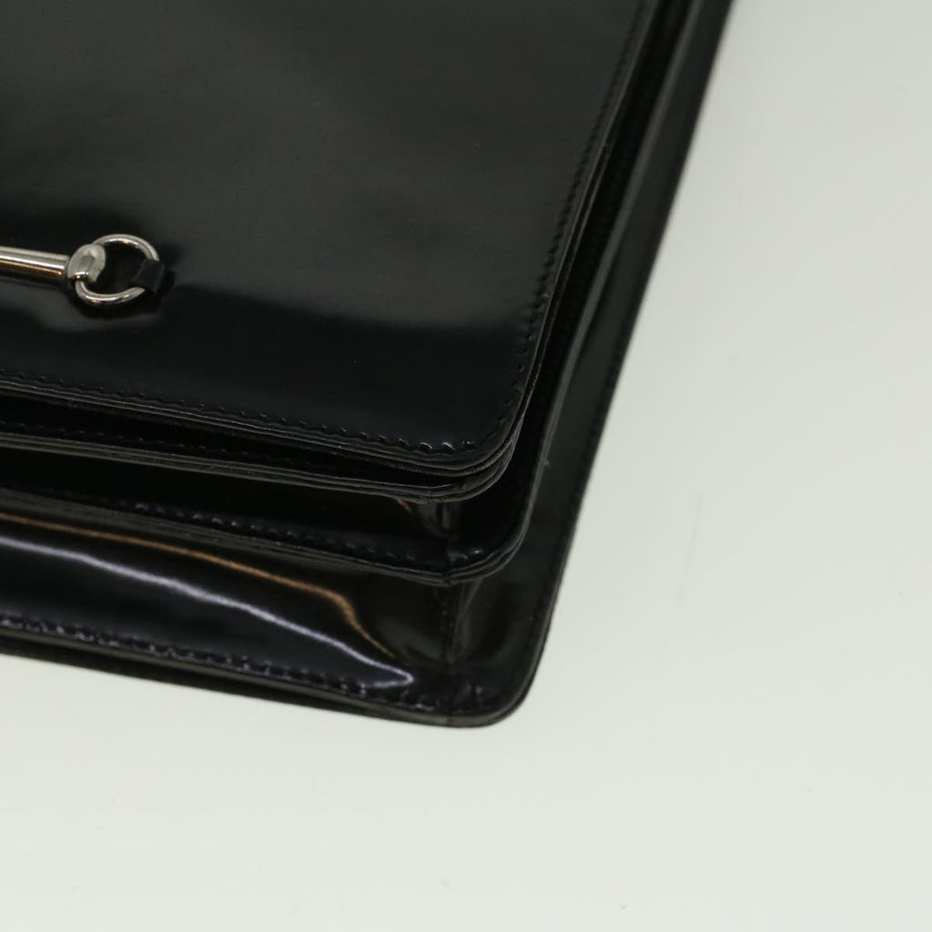 GUCCI Shoulder Bag Leather Black 001 2684 1737 bs9596