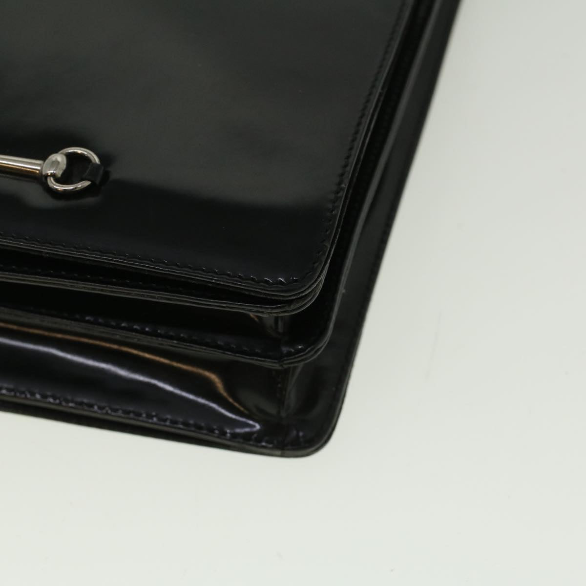 GUCCI Shoulder Bag Leather Black 001 2684 1737 bs9596