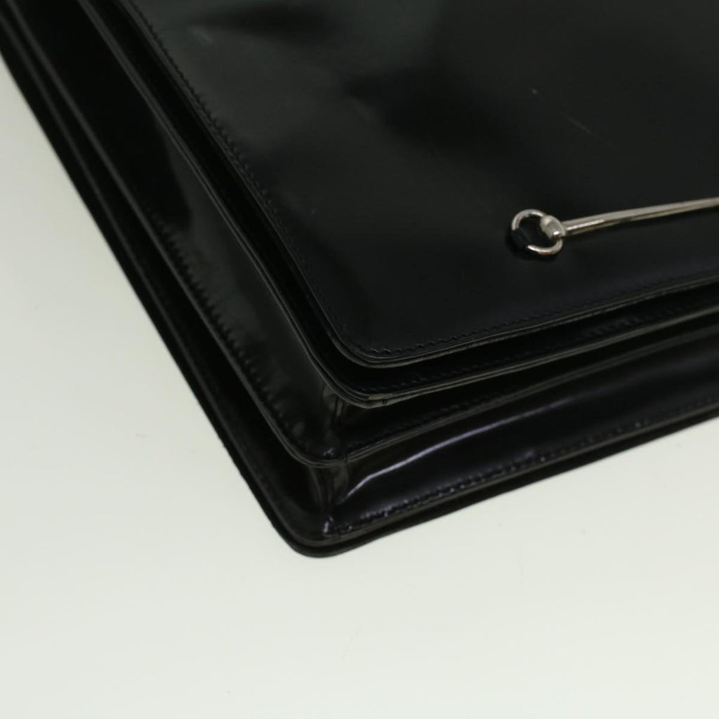 GUCCI Shoulder Bag Leather Black 001 2684 1737 bs9596