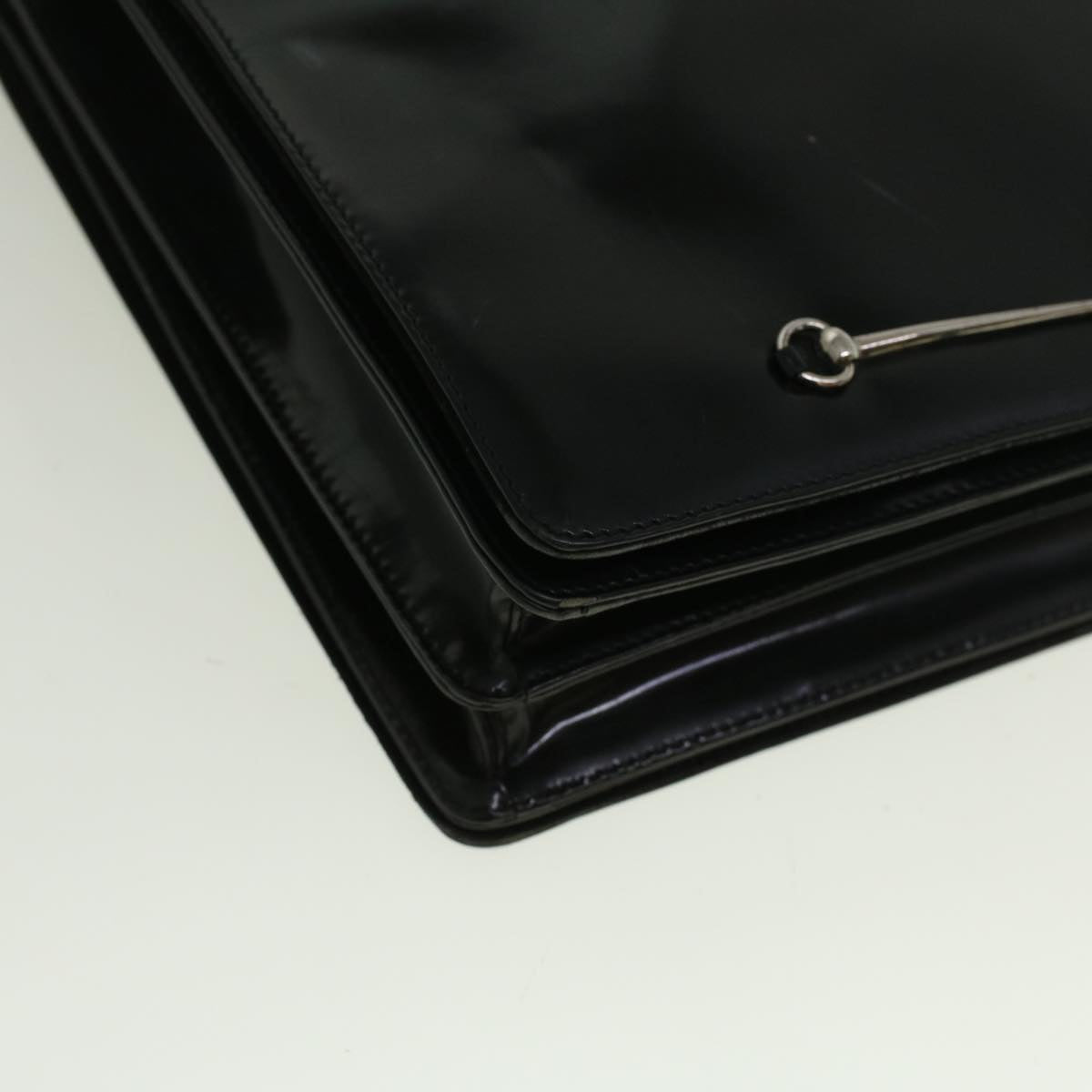 GUCCI Shoulder Bag Leather Black 001 2684 1737 bs9596
