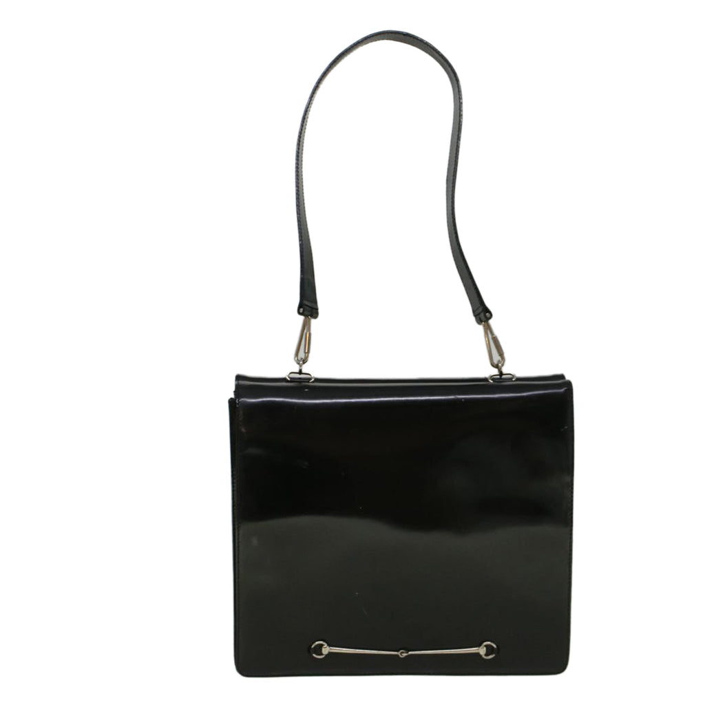 GUCCI Shoulder Bag Leather Black 001 2684 1737 bs9596
