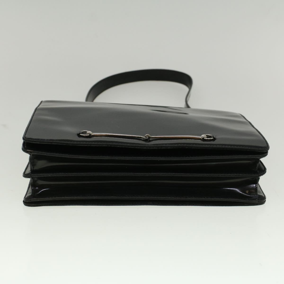 GUCCI Shoulder Bag Leather Black 001 2684 1737 bs9596