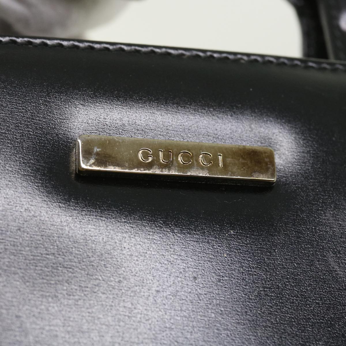 GUCCI Hand Bag Enamel Clear 000 2058 0548 5 bs9599