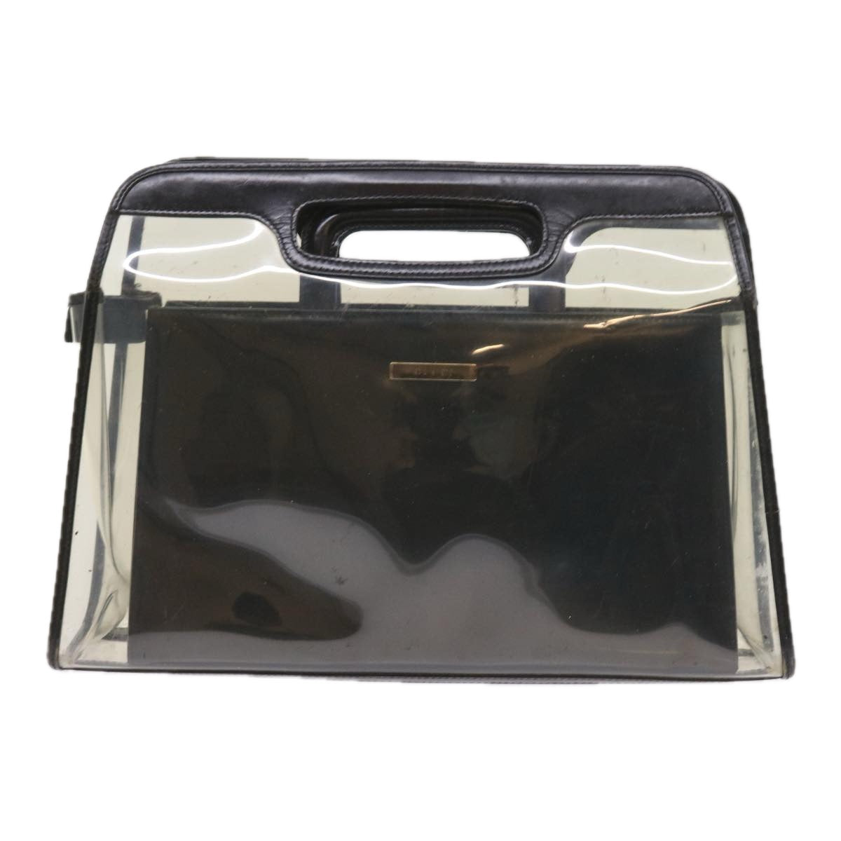 GUCCI Hand Bag Enamel Clear 000 2058 0548 5 bs9599