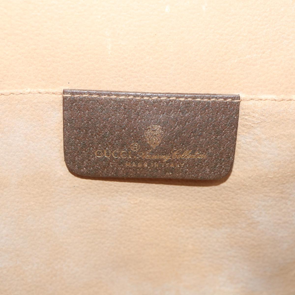 GUCCI GG Supreme Web Sherry Line Clutch Bag Red Beige 156 01 031 bs9677