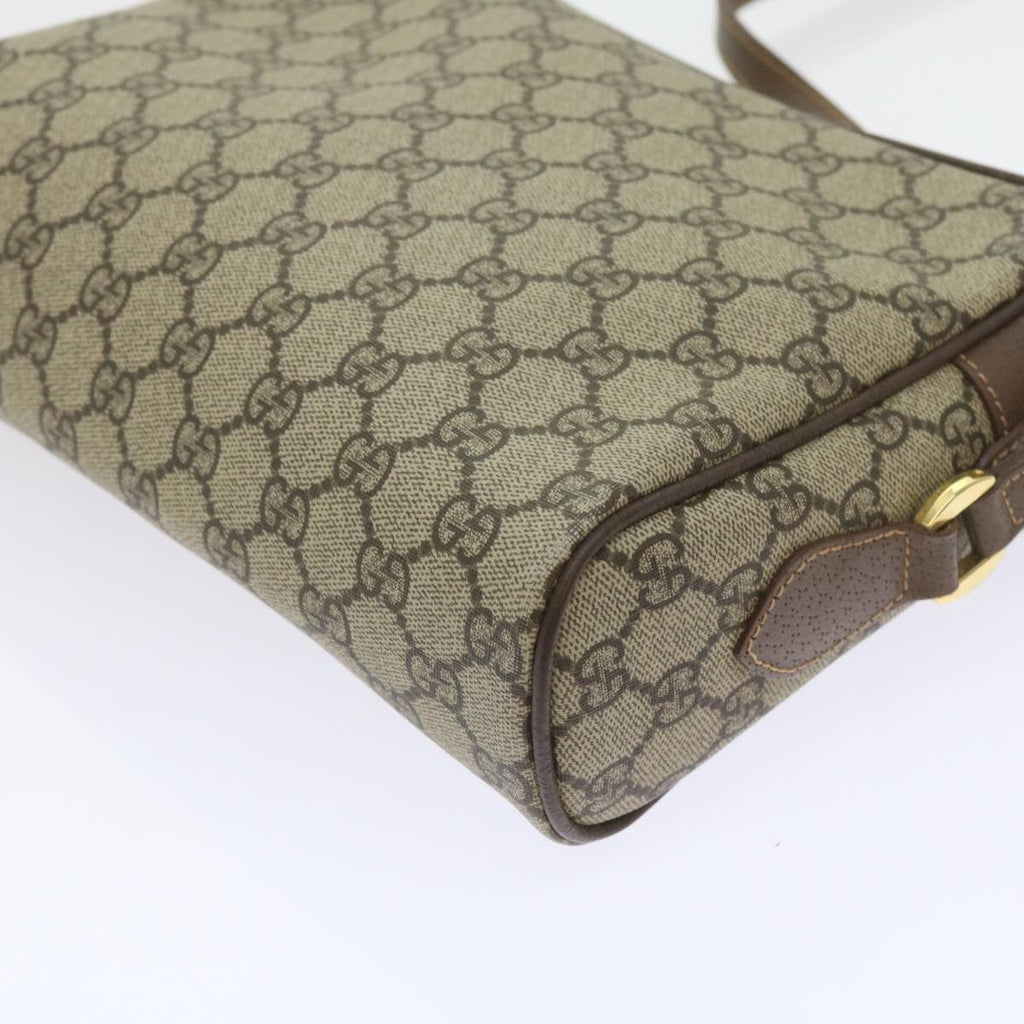 GUCCI GG Supreme Web Sherry Line Shoulder Bag Beige 001 56 6472 4023 bs9679