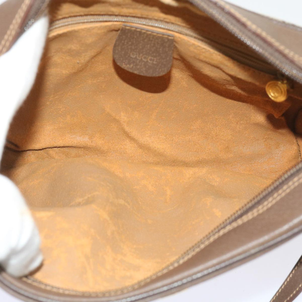 GUCCI GG Supreme Web Sherry Line Shoulder Bag Beige 001 56 6472 4023 bs9679