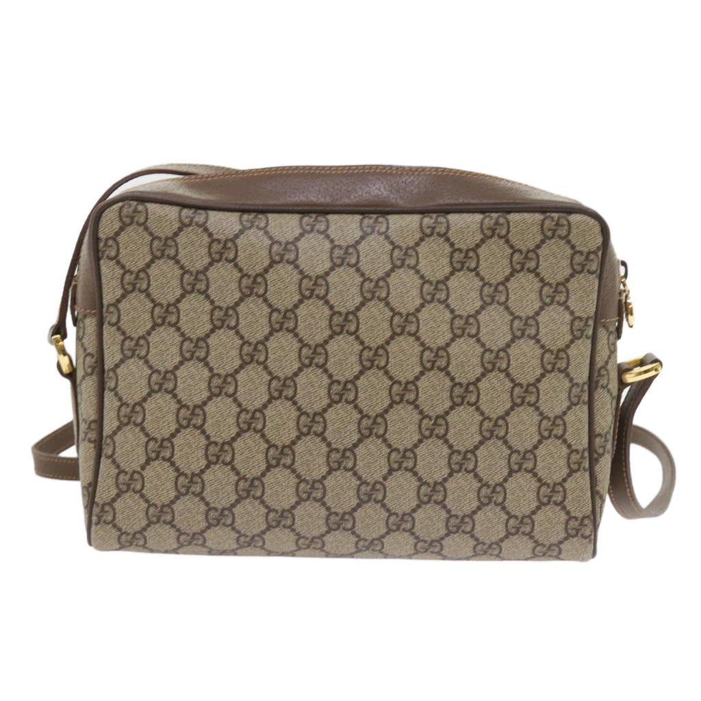 GUCCI GG Supreme Web Sherry Line Shoulder Bag Beige 001 56 6472 4023 bs9679