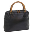 GUCCI Bamboo Shoulder Bag Leather Black 000 0289 200110 bs9692