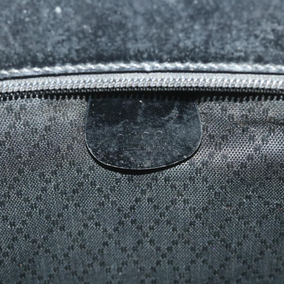 GUCCI Bamboo Tote Bag Canvas Black 002 1998 0352 bs9735