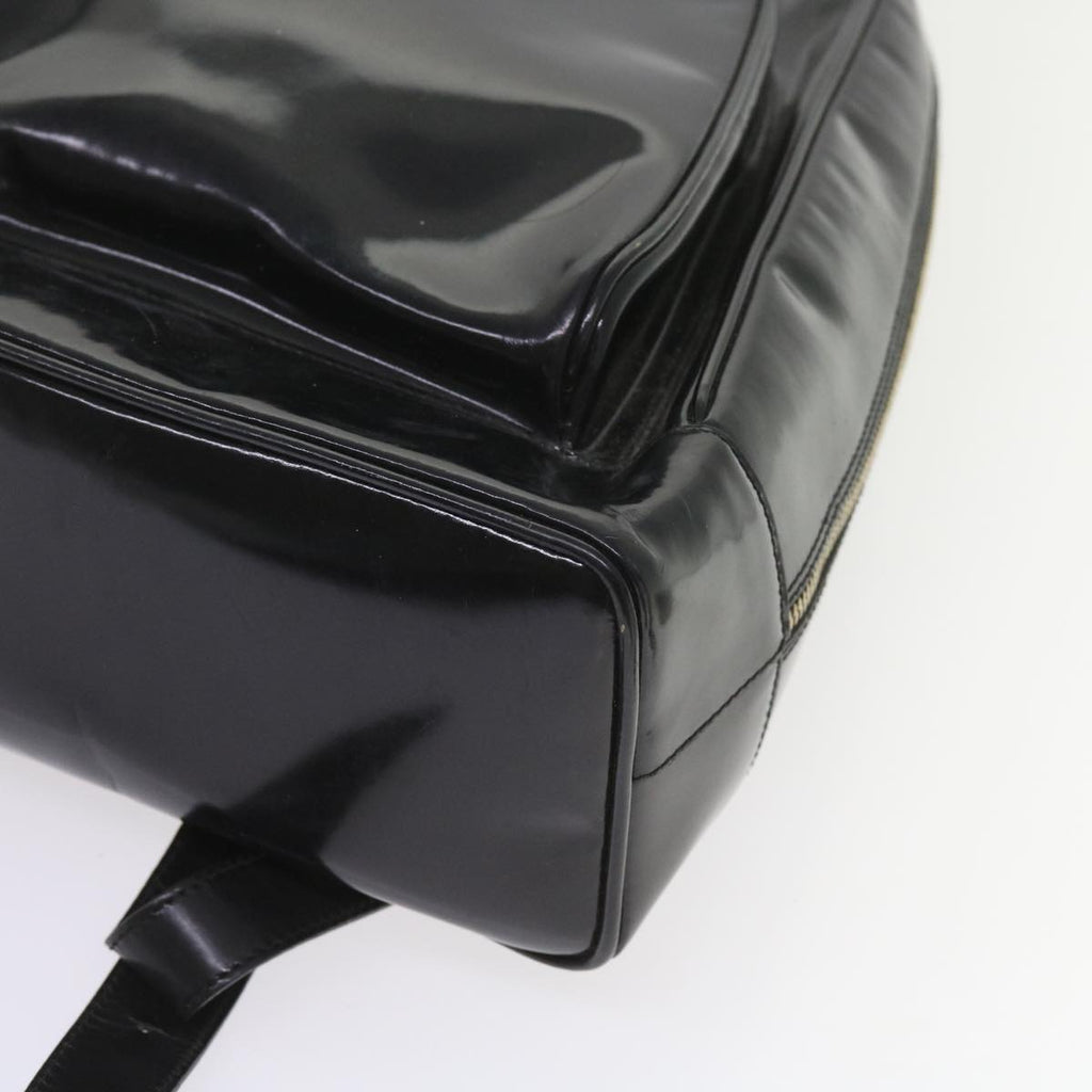 GUCCI Bamboo Body Bag Leather Black 003 3444 0027 bs9736