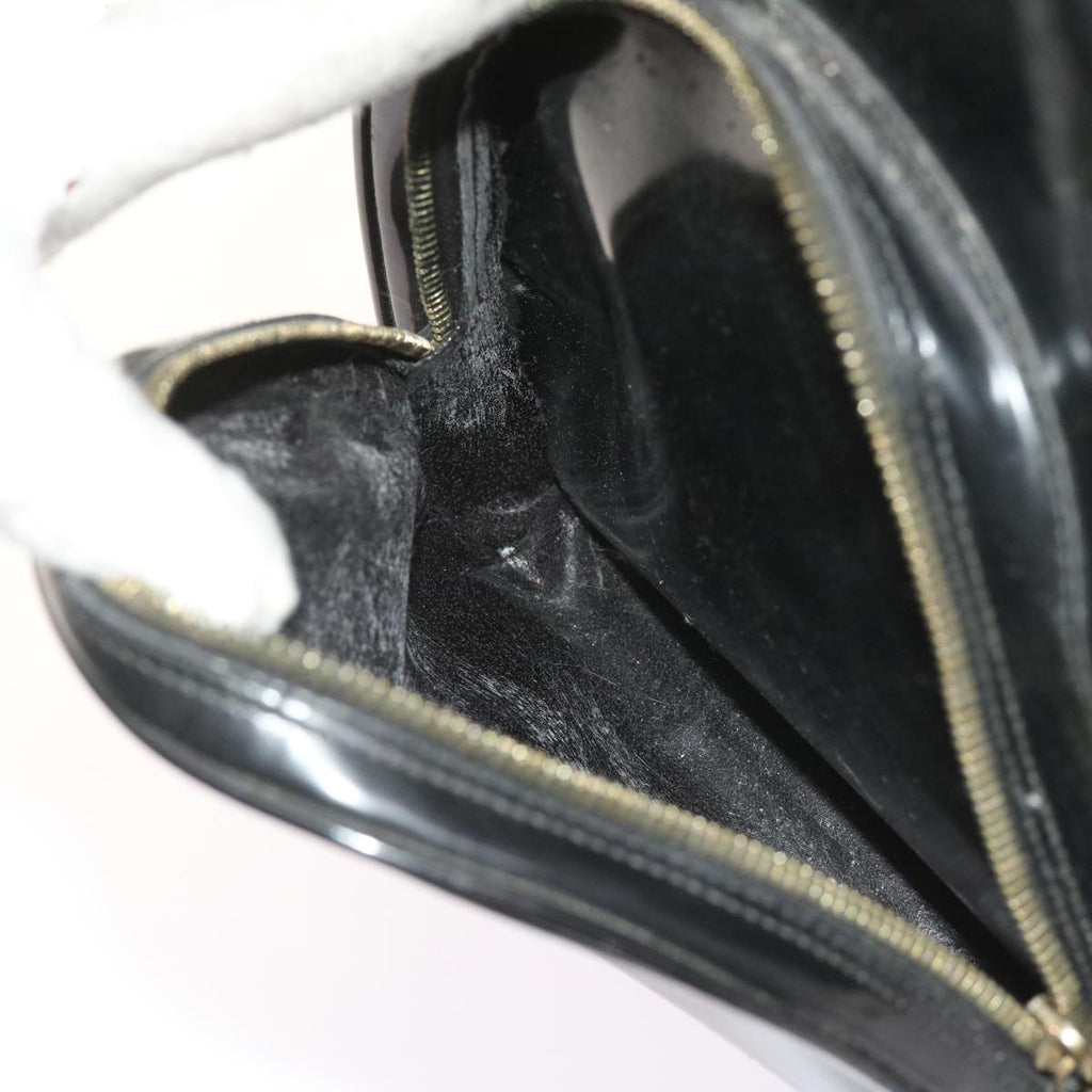 GUCCI Bamboo Body Bag Leather Black 003 3444 0027 bs9736
