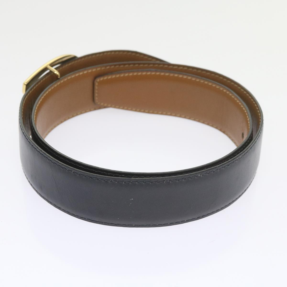 GUCCI GG Canvas Belt Leather 3Set Black bs9814