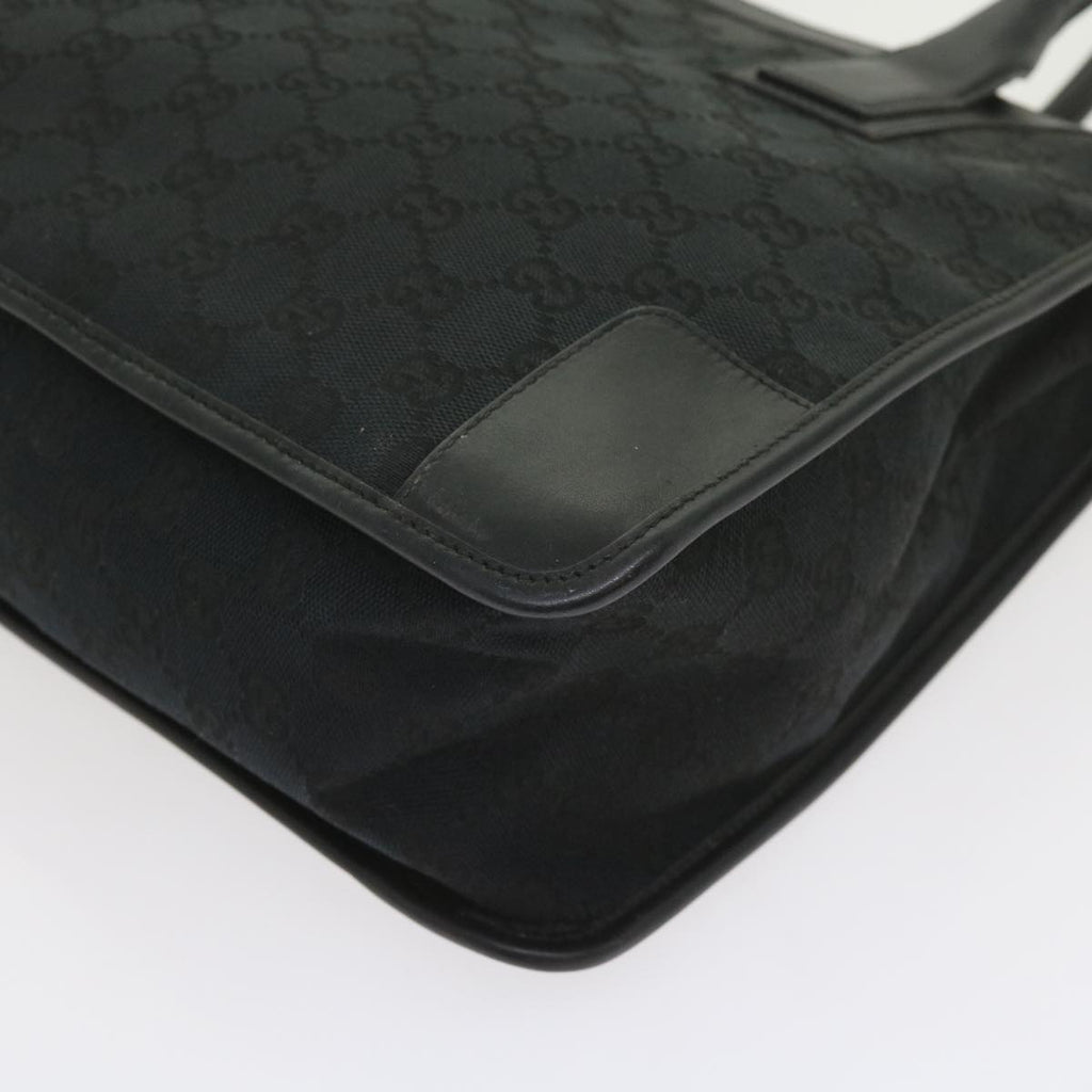 GUCCI GG Canvas Tote Bag Black 000 0855 002112 bs9819