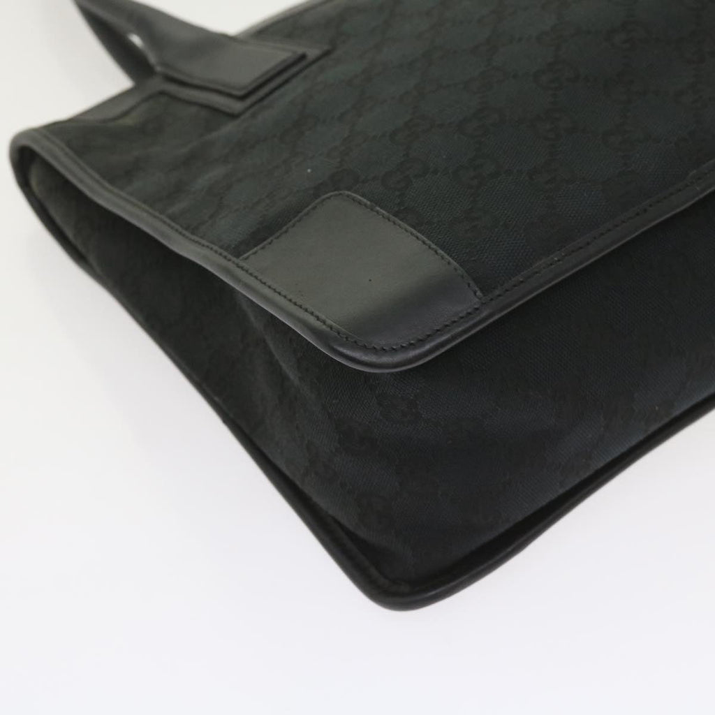 GUCCI GG Canvas Tote Bag Black 000 0855 002112 bs9819