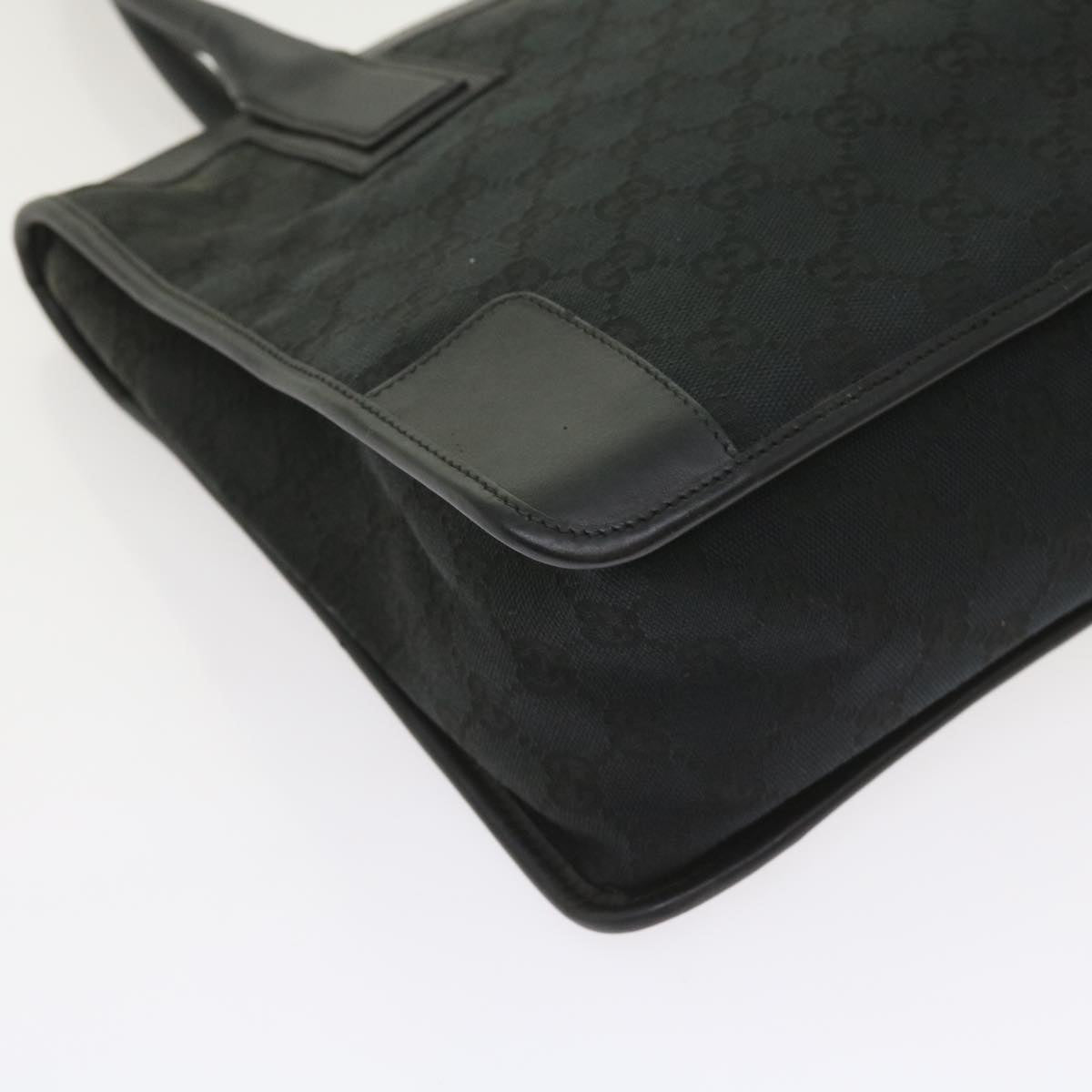 GUCCI GG Canvas Tote Bag Black 000 0855 002112 bs9819