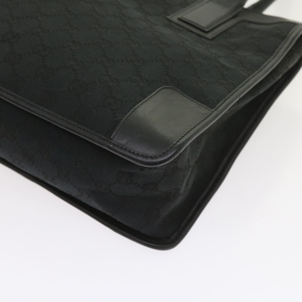 GUCCI GG Canvas Tote Bag Black 000 0855 002112 bs9819