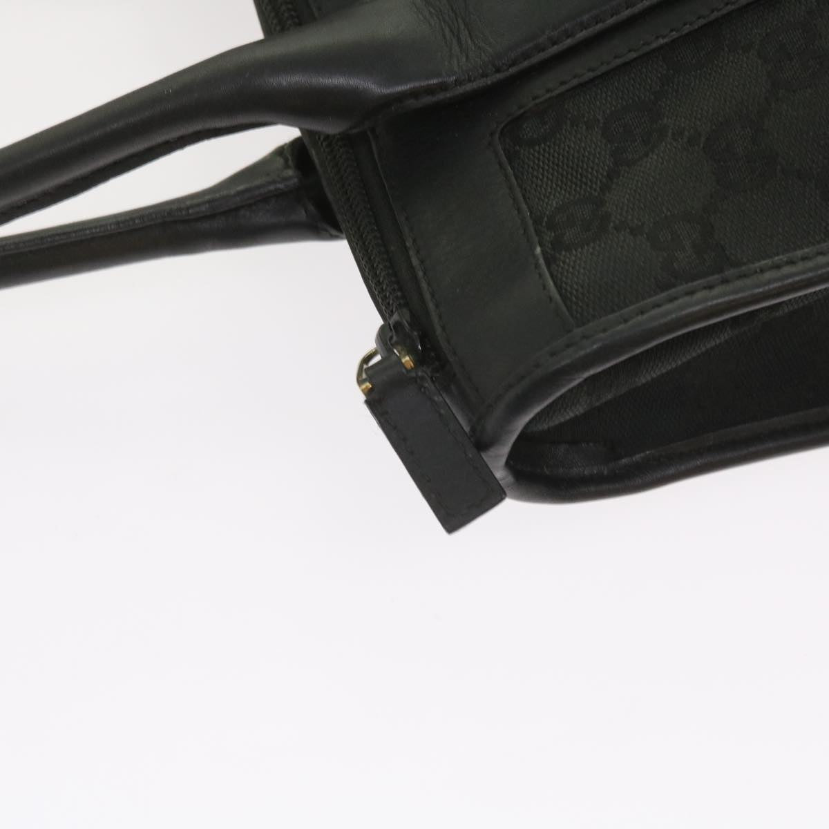 GUCCI GG Canvas Tote Bag Black 000 0855 002112 bs9819