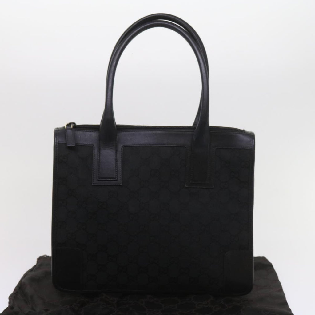 GUCCI GG Canvas Tote Bag Black 000 0855 002112 bs9819