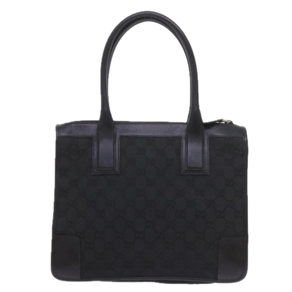 GUCCI GG Canvas Tote Bag Black 000 0855 002112 bs9819