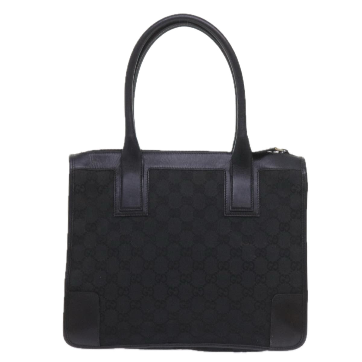 GUCCI GG Canvas Tote Bag Black 000 0855 002112 bs9819