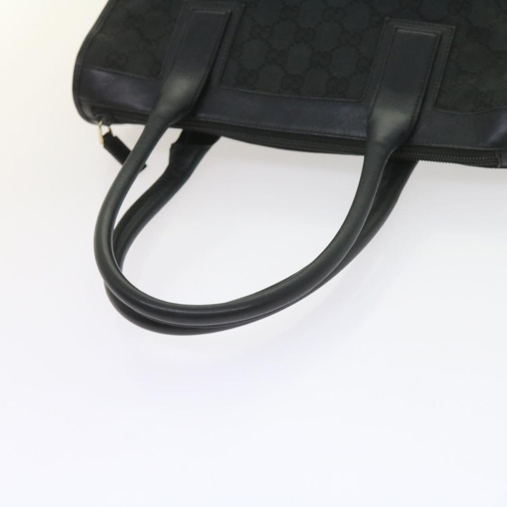 GUCCI GG Canvas Tote Bag Black 000 0855 002112 bs9819
