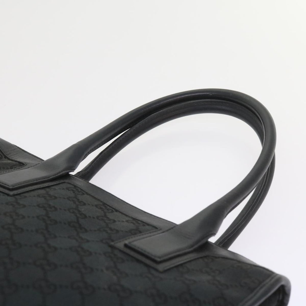 GUCCI GG Canvas Tote Bag Black 000 0855 002112 bs9819