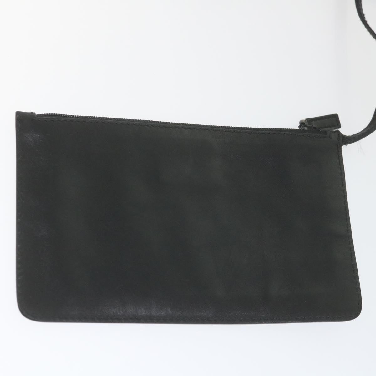 GUCCI Hand Bag Leather Black 101290 bs9831
