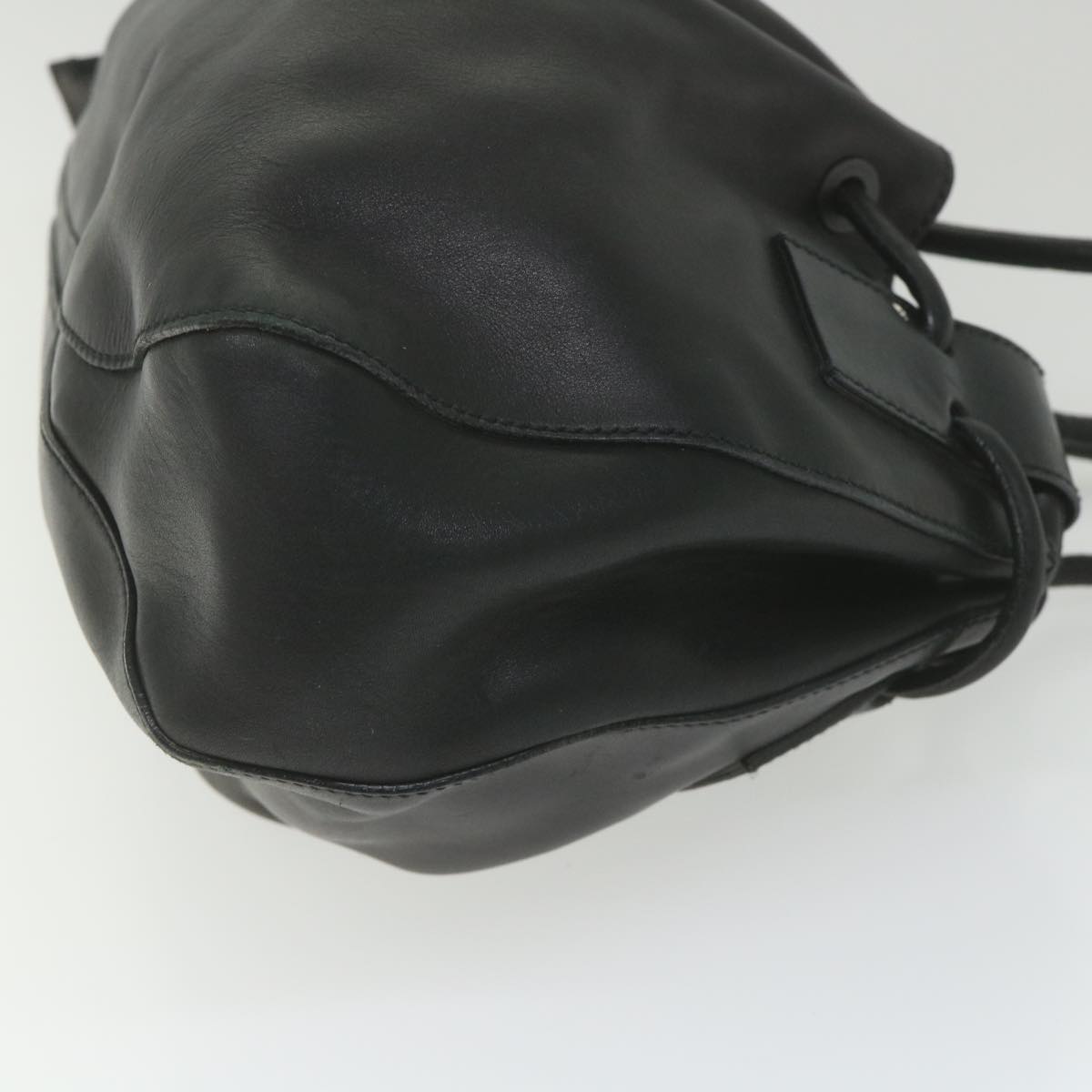 GUCCI Hand Bag Leather Black 101290 bs9831