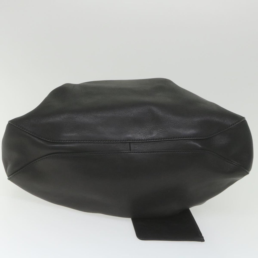 GUCCI Hand Bag Leather Black 101290 bs9831