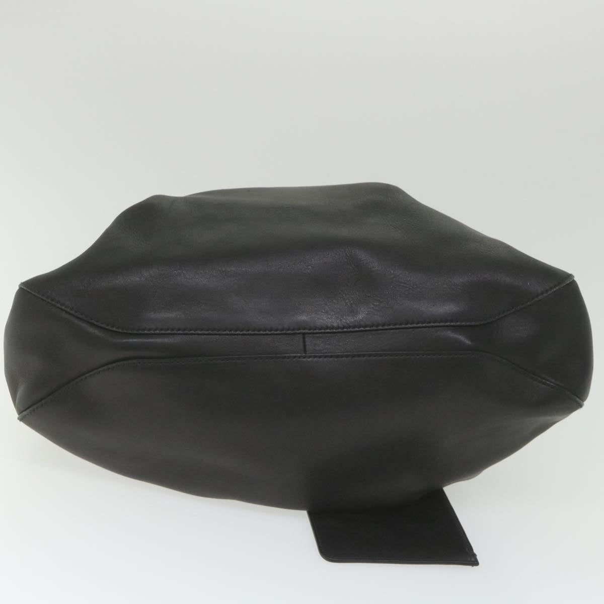 GUCCI Hand Bag Leather Black 101290 bs9831