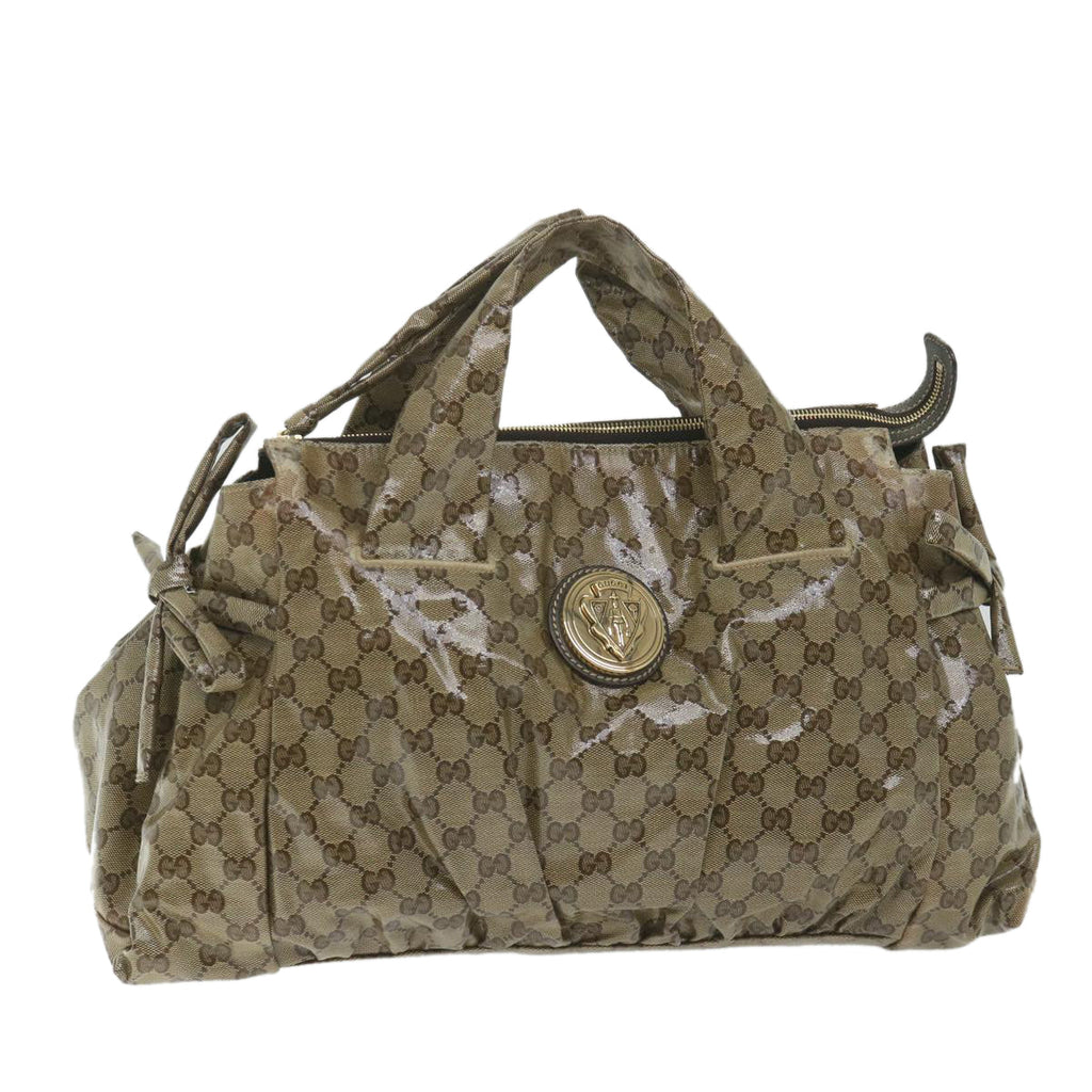 GUCCI GG Crystal Hand Bag Beige 197021 bs9865
