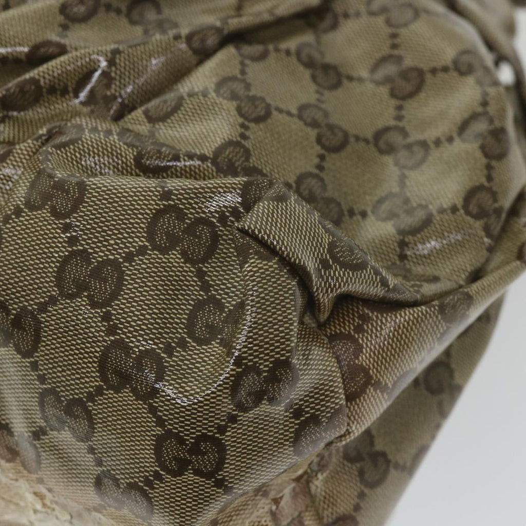 GUCCI GG Crystal Hand Bag Beige 197021 bs9865