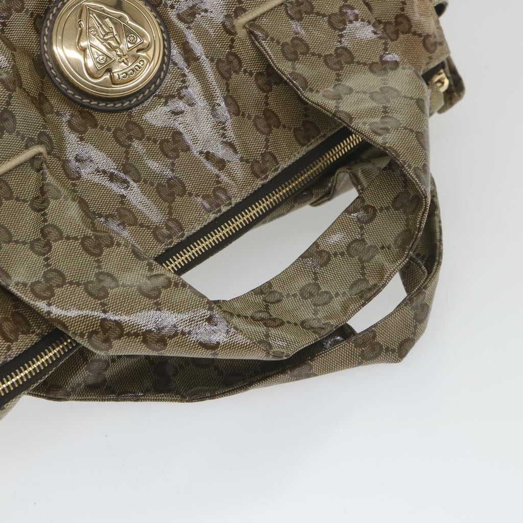 GUCCI GG Crystal Hand Bag Beige 197021 bs9865