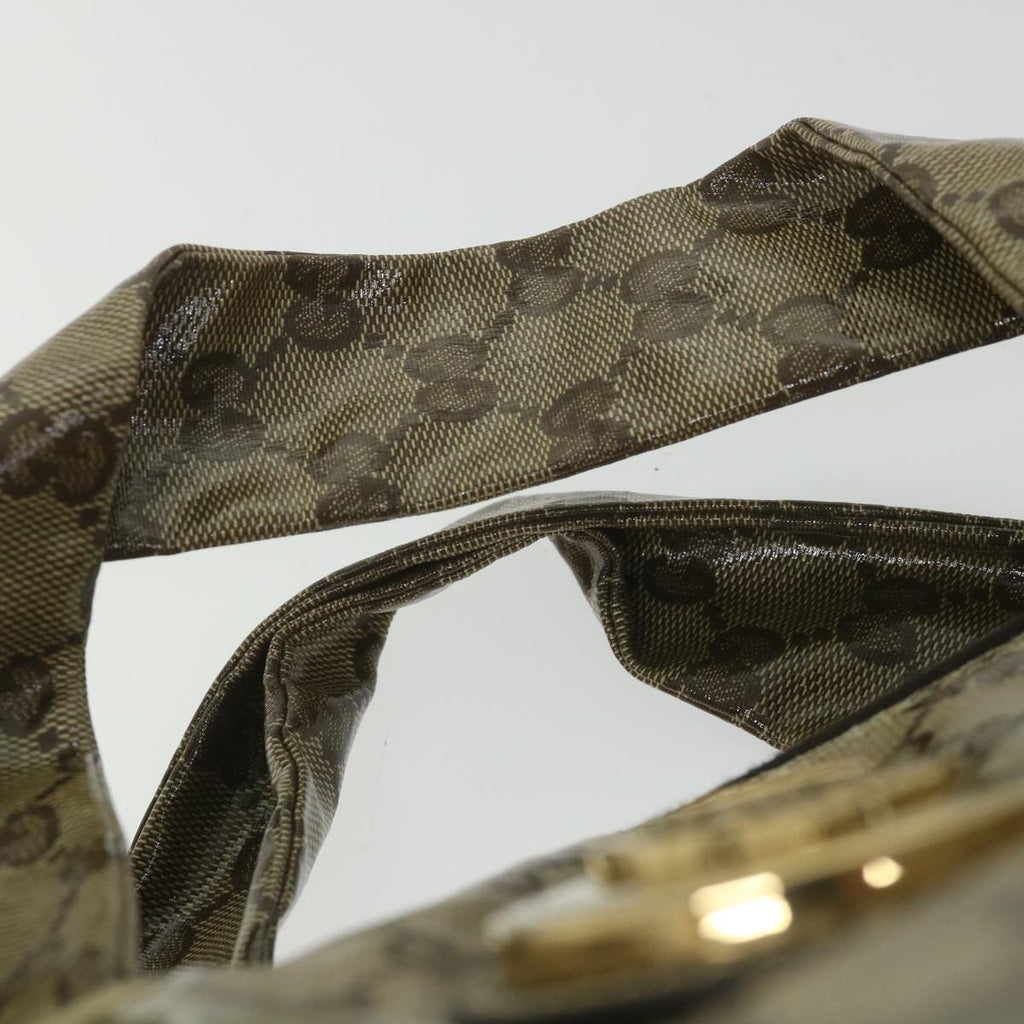 GUCCI GG Crystal Hand Bag Beige 197021 bs9865