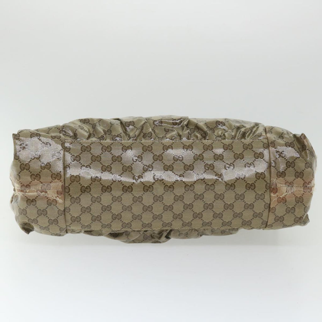 GUCCI GG Crystal Hand Bag Beige 197021 bs9865