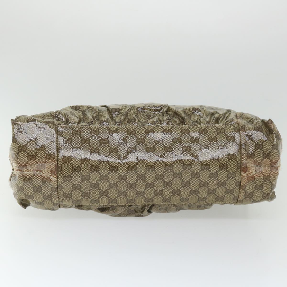GUCCI GG Crystal Hand Bag Beige 197021 bs9865
