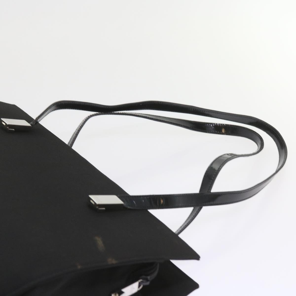GUCCI Shoulder Bag Canvas Black 001 3264 002113 bs9866