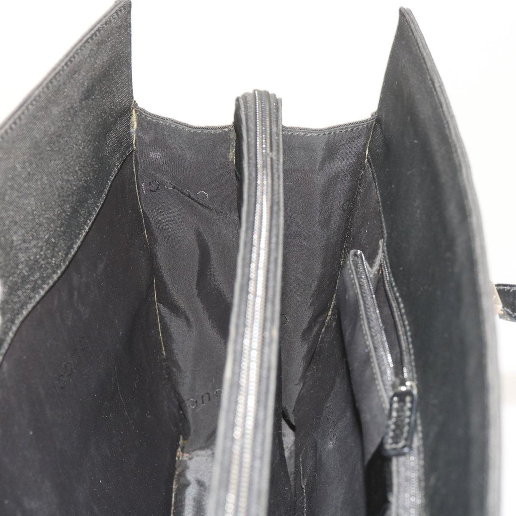 GUCCI Shoulder Bag Canvas Black 001 3264 002113 bs9866