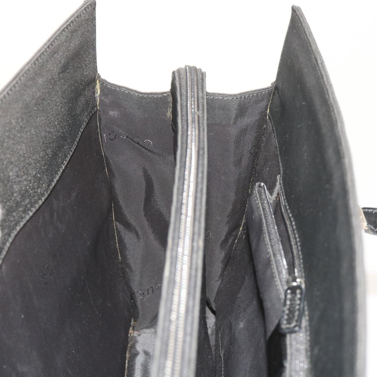 GUCCI Shoulder Bag Canvas Black 001 3264 002113 bs9866