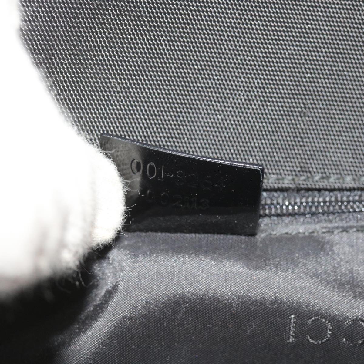 GUCCI Shoulder Bag Canvas Black 001 3264 002113 bs9866