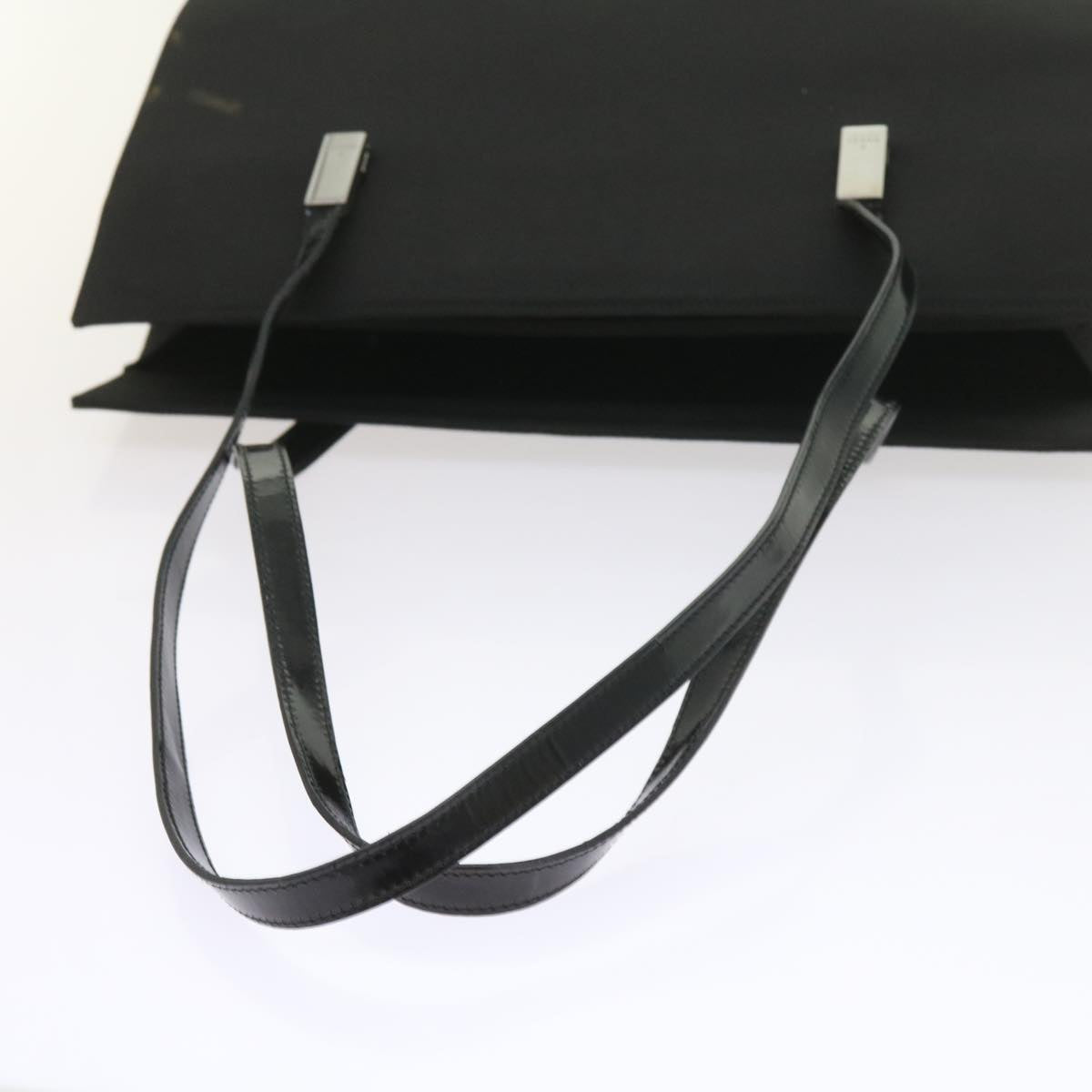 GUCCI Shoulder Bag Canvas Black 001 3264 002113 bs9866
