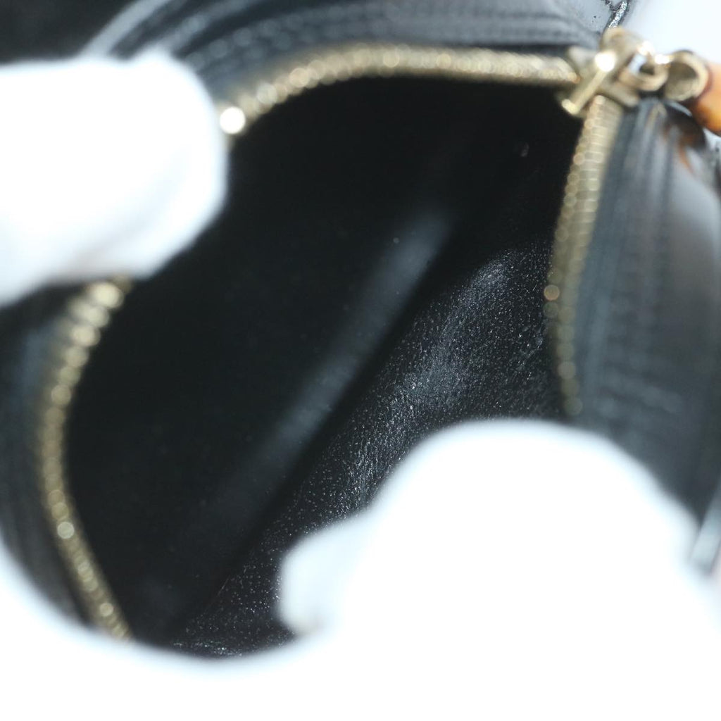 GUCCI Body Bag Leather Black 003 3444 0027 bs9919