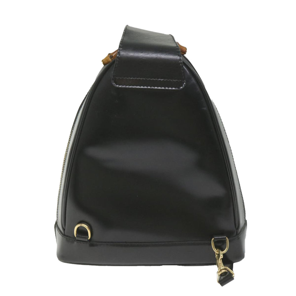 GUCCI Body Bag Leather Black 003 3444 0027 bs9919