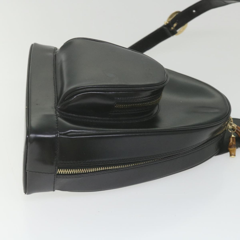 GUCCI Body Bag Leather Black 003 3444 0027 bs9919