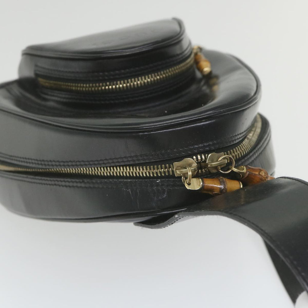 GUCCI Body Bag Leather Black 003 3444 0027 bs9919