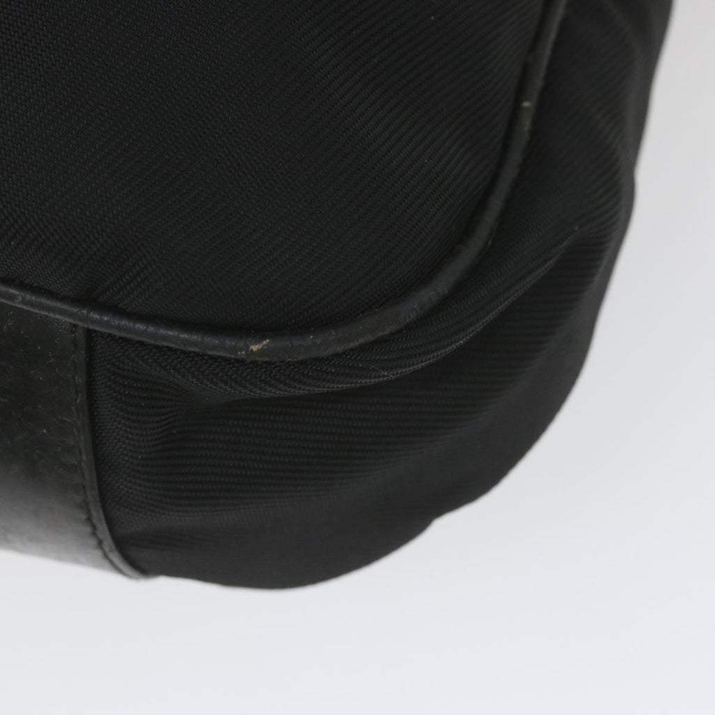 GUCCI Bamboo Shoulder Bag Canvas 2way Black 001 2123 1577 bs9929